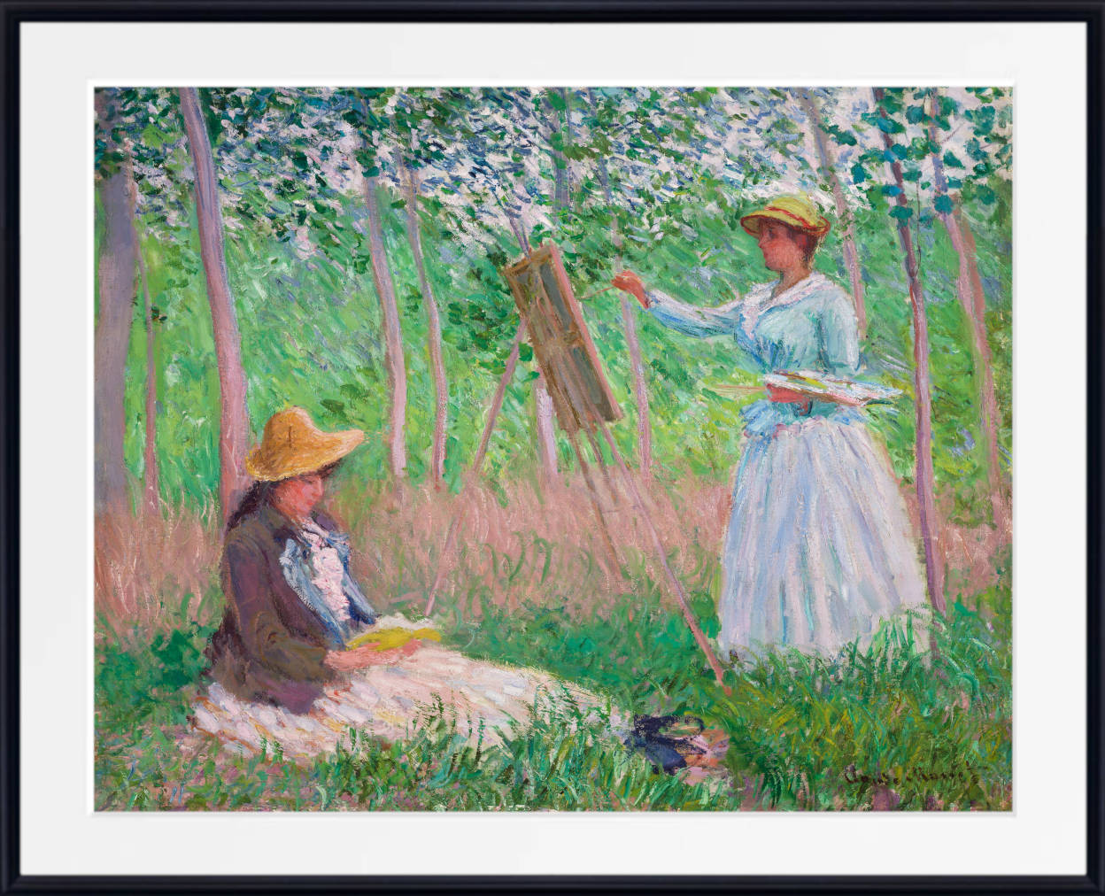Claude Monet Fine Art Print, In the Woods at Giverny