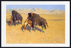 Frederic Remington, Fine Art Print : Indians Simulating Buffalo