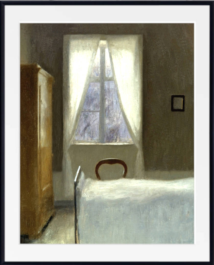 Wilhelm Hammershoi Fine Art Print, Interior