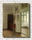 Carl Holsøe Print, Interior with Open Door