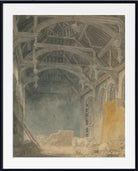 Interior of St. John’s Palace, Eltham (ca. 1793) by William Turner