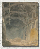 Interior of St. John’s Palace, Eltham (ca. 1793) by William Turner