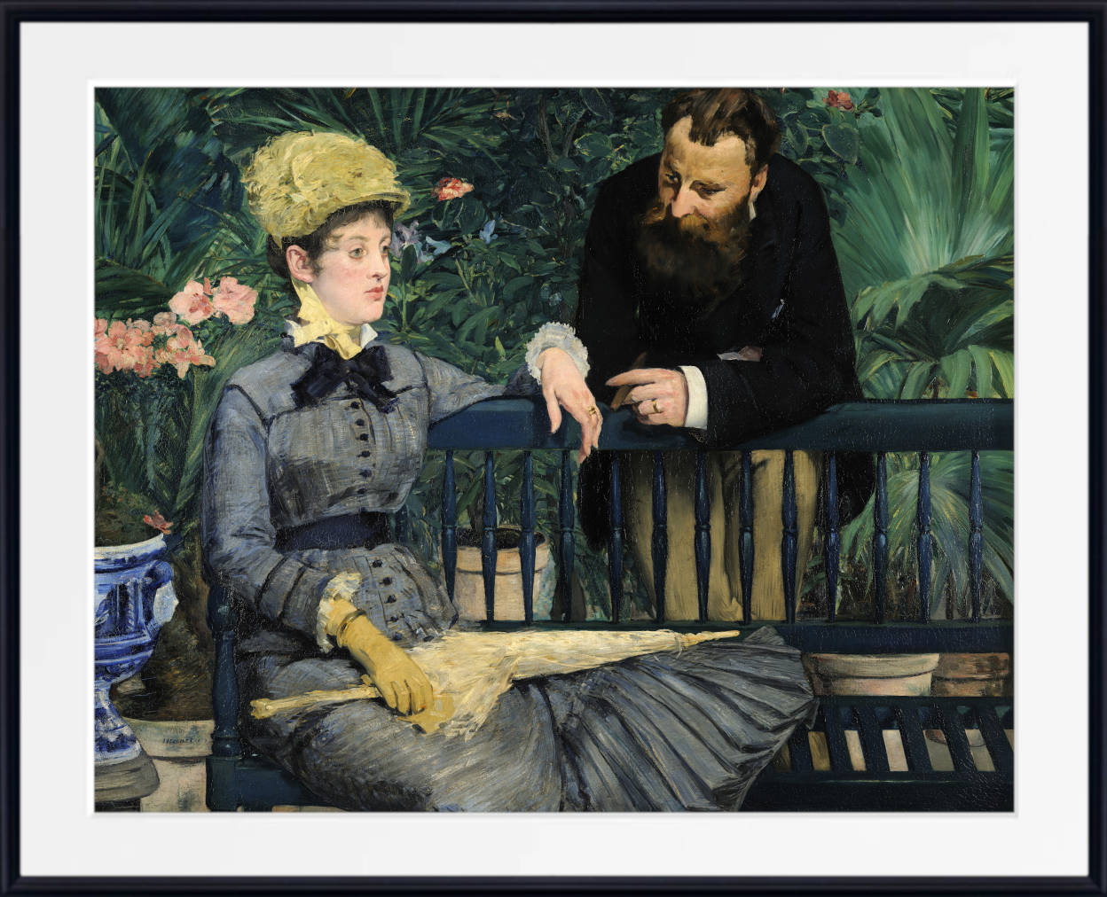 Édouard Manet Print, In the Conservatory (1879)