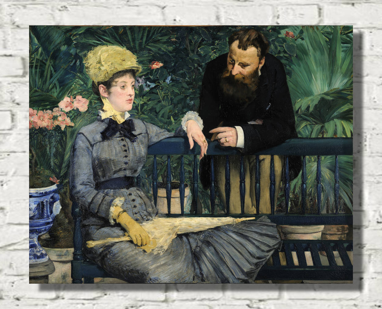 Édouard Manet Print, In the Conservatory (1879)