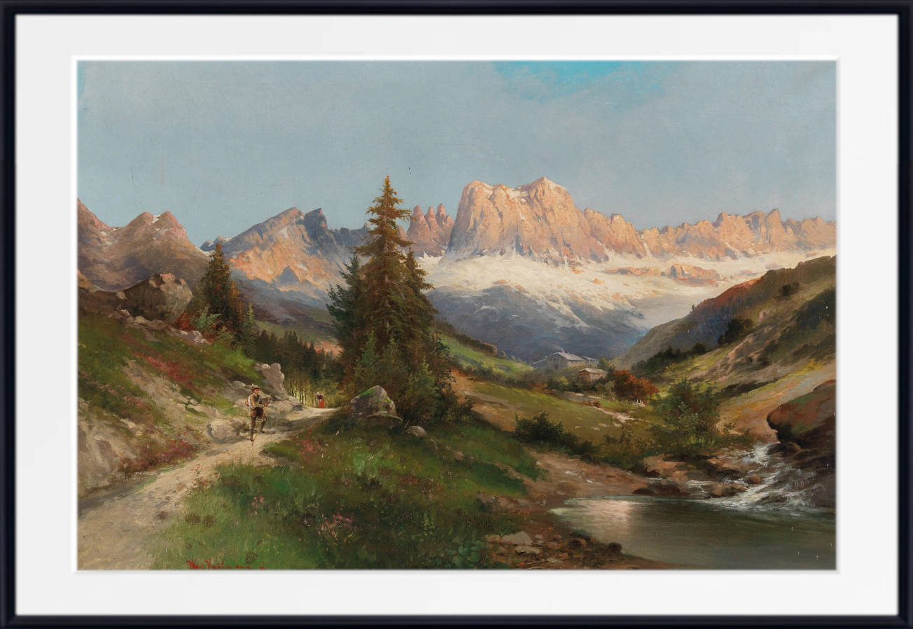 Karl Kaufmann Print, In the Dolomites