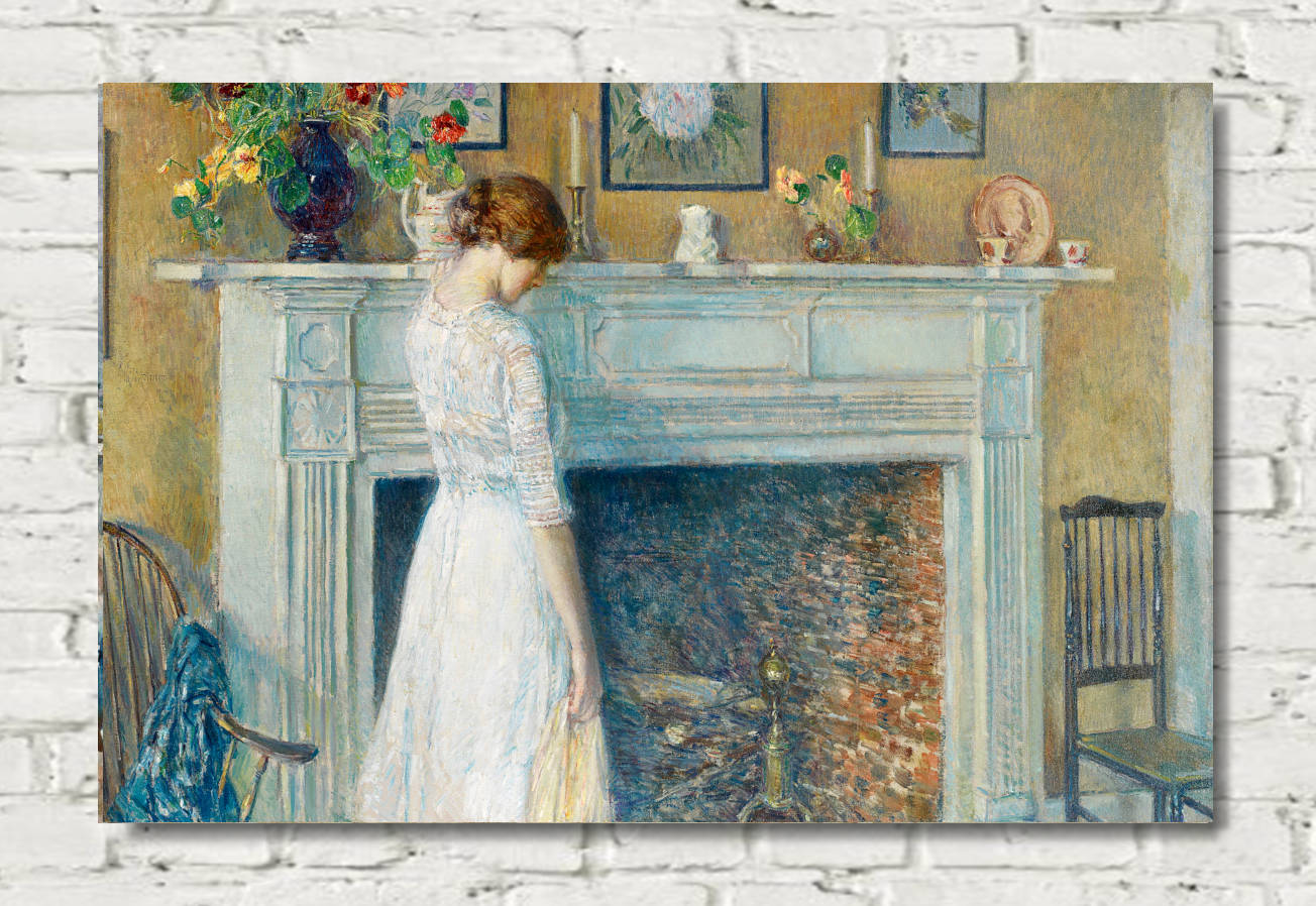 Frederick Childe Hassam Print : In the Old House (1914)