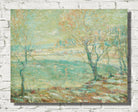 Ernest Lawson Print, Inwood on the Hudson, In the Snow (c 1905)