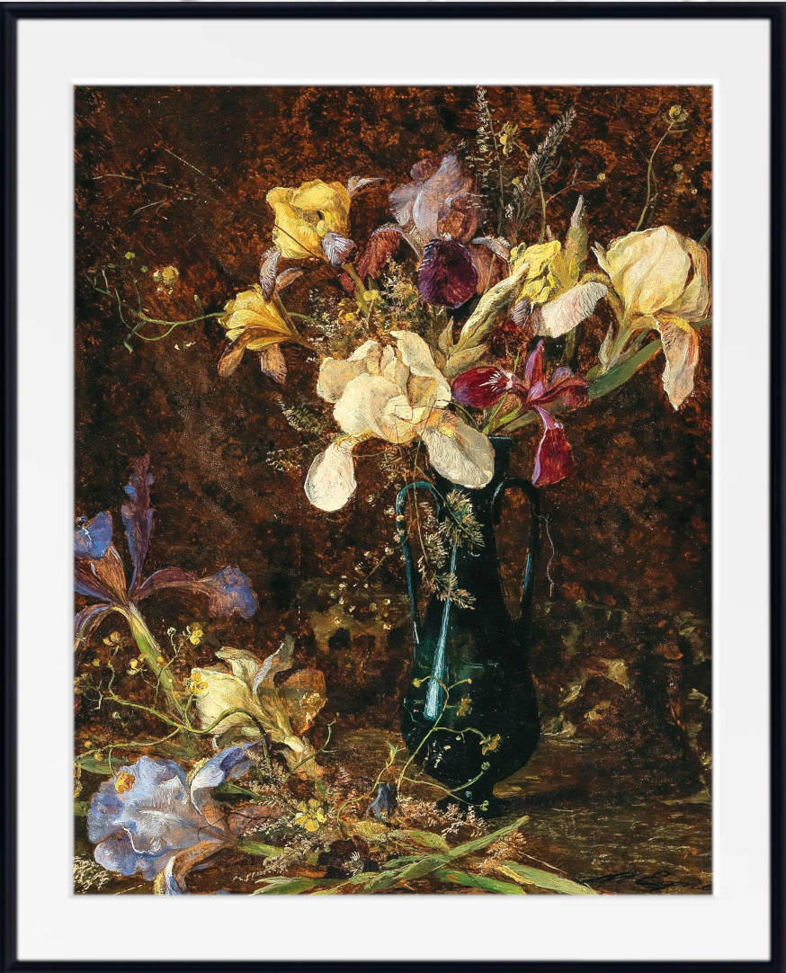 Marie Egner Print,  Iris