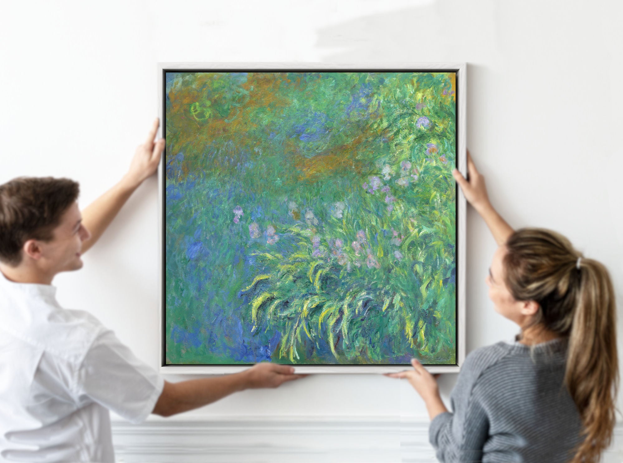 Claude Monet Irises (1914–17) – Fine Art Prints &amp; Canvas Panels