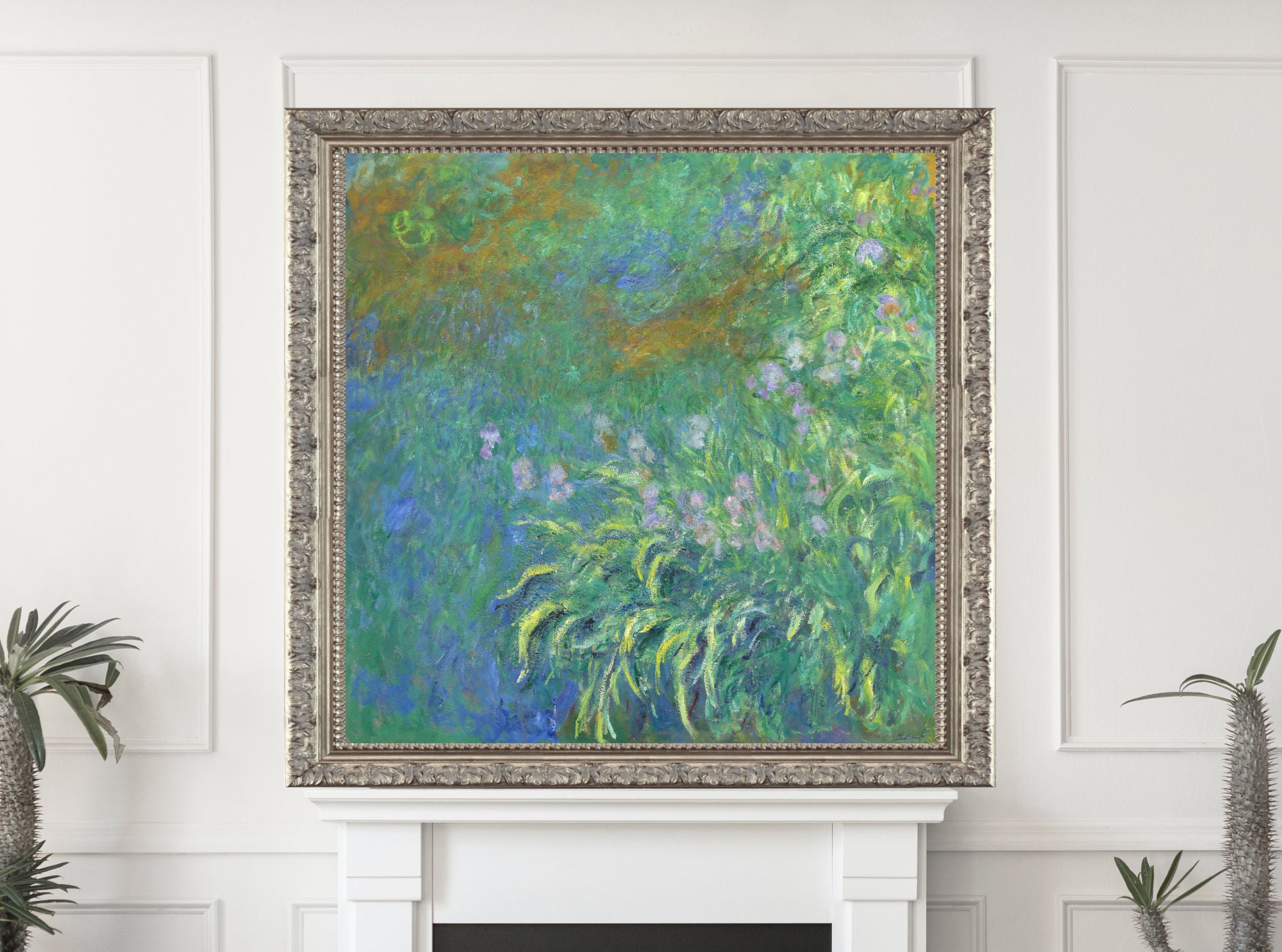 Claude Monet Irises (1914–17) – Fine Art Prints &amp; Canvas Panels