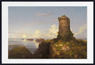 Thomas Cole Fine Art, Italian Coast Scene with Ruined Tower