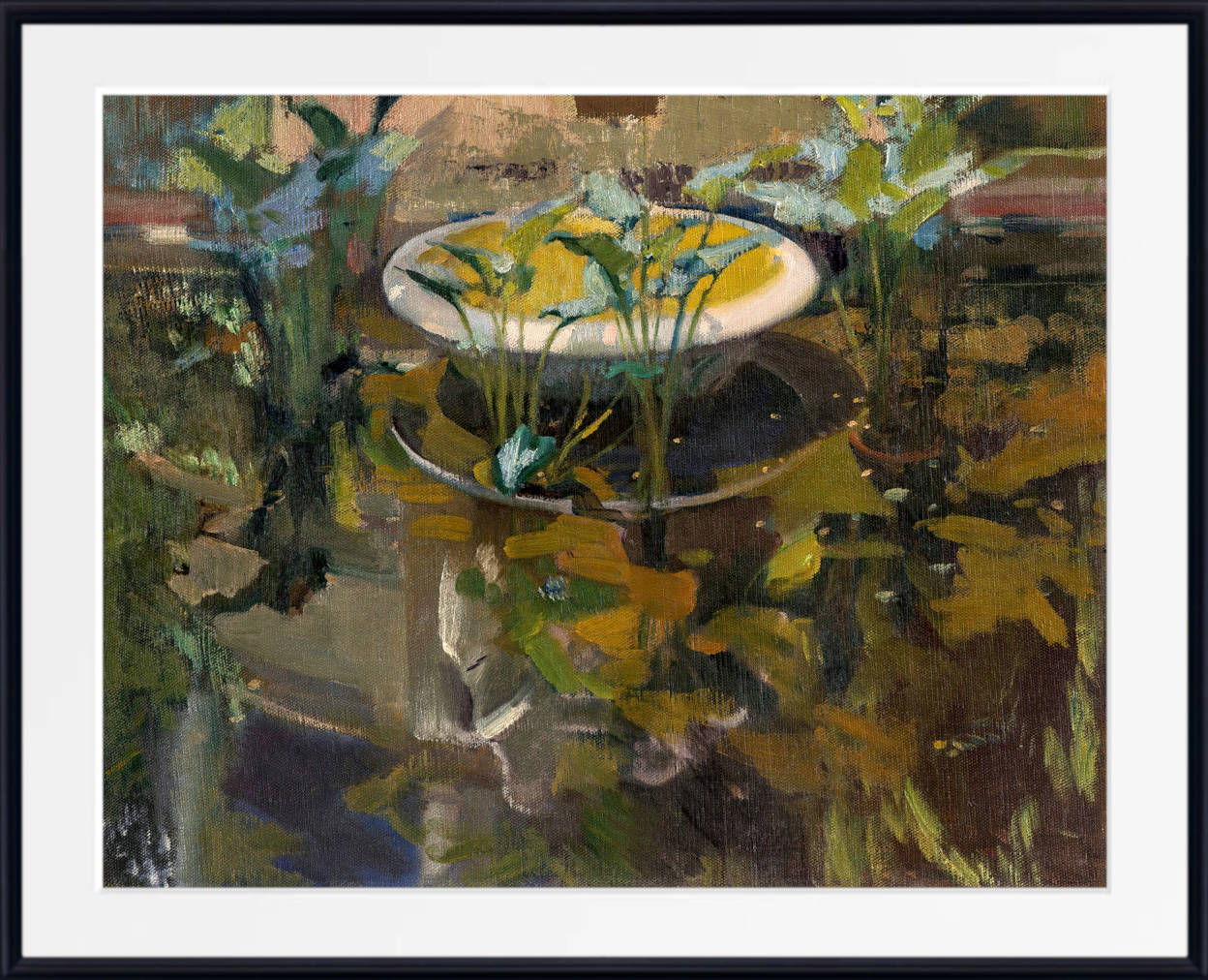 Joaquín Sorolla Print, Garden of the Sorolla House; Reflection in ‘Fountain of Confidences’