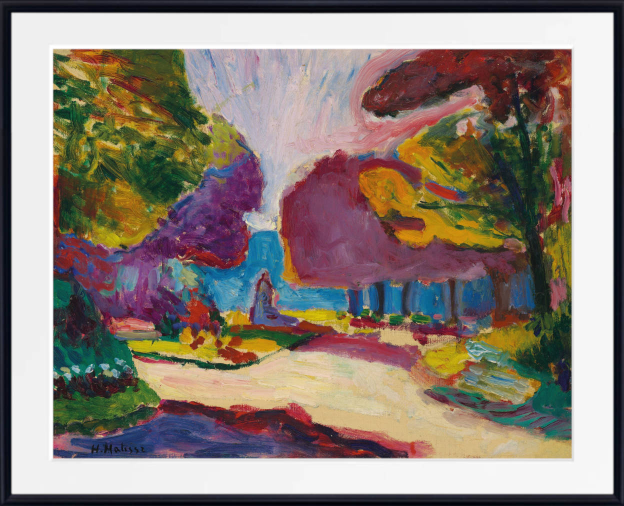 Henri Matisse Print, Jardin du Luxembourg, Paris (1902)