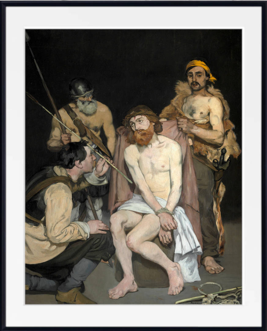 Édouard Manet Print : Jesus Mocked by the Soldiers