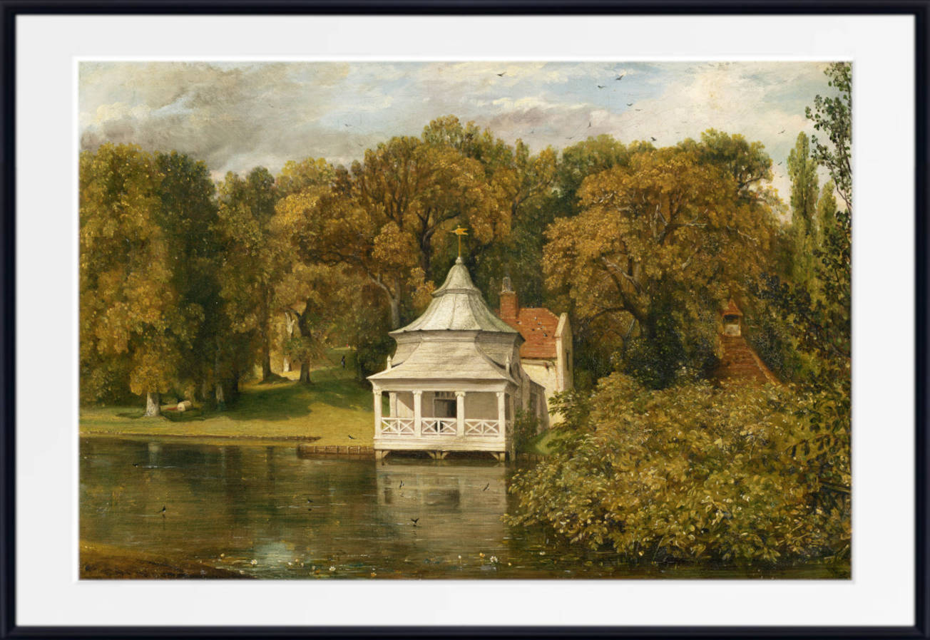 John Constable Fine Art Print : Quarters Behind Alresford Hall