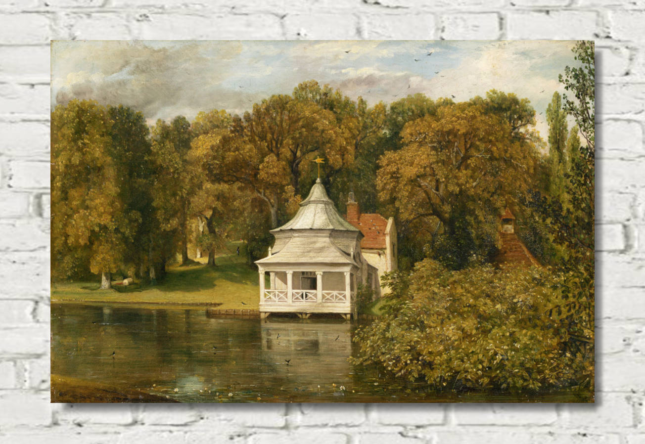 John Constable Fine Art Print : Quarters Behind Alresford Hall