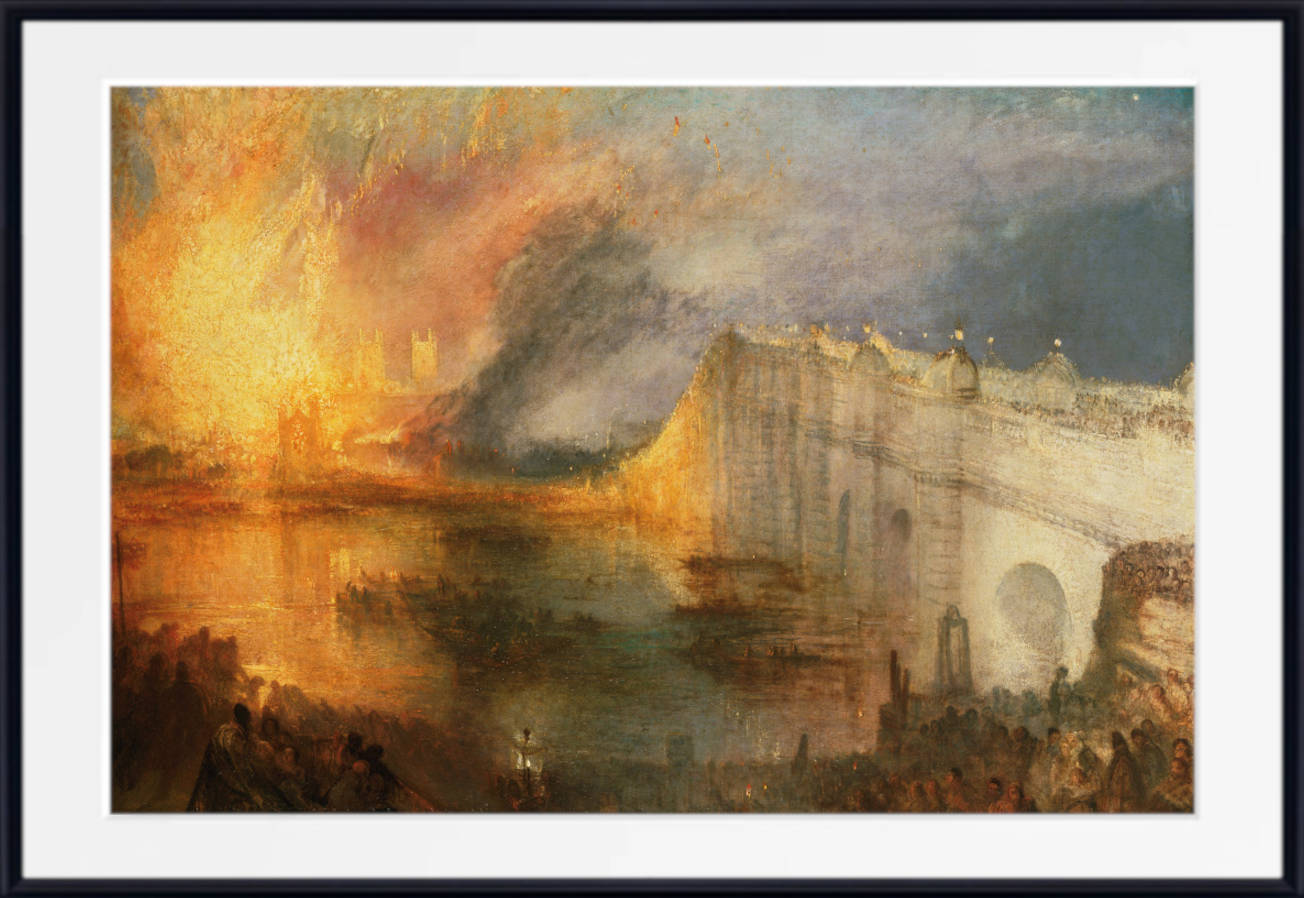 J.M.W. Turner, The Burning of the Houses of Lords & Commons