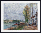 Alfred Sisley Print, Fog Day At Saint-Mammès (1880)