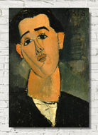 Amedeo Modigliani Wall Art Print : Portrait of Juan Gris (1915)