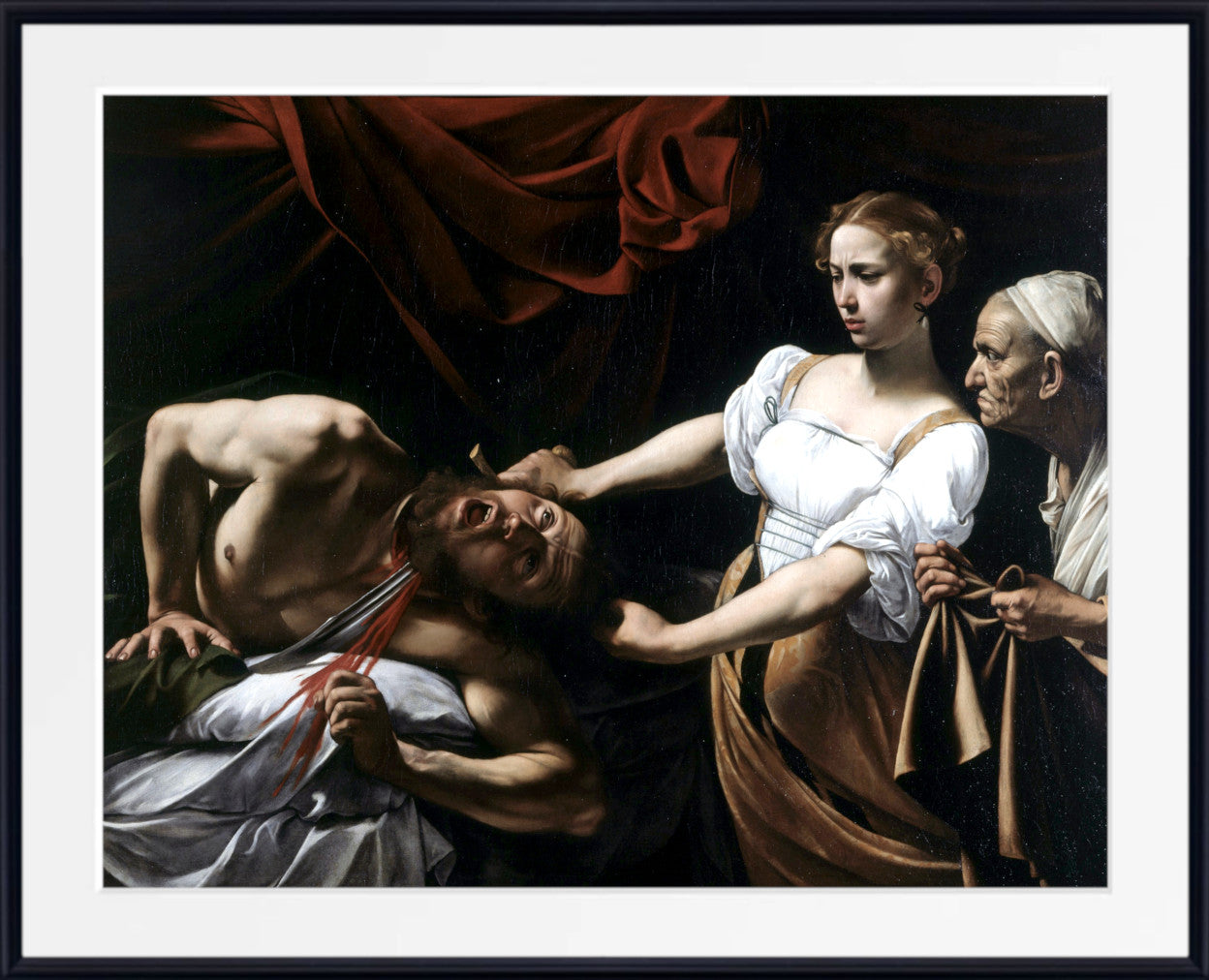 Caravaggio Baroque Fine Art Print, Judith Beheading Holofernes