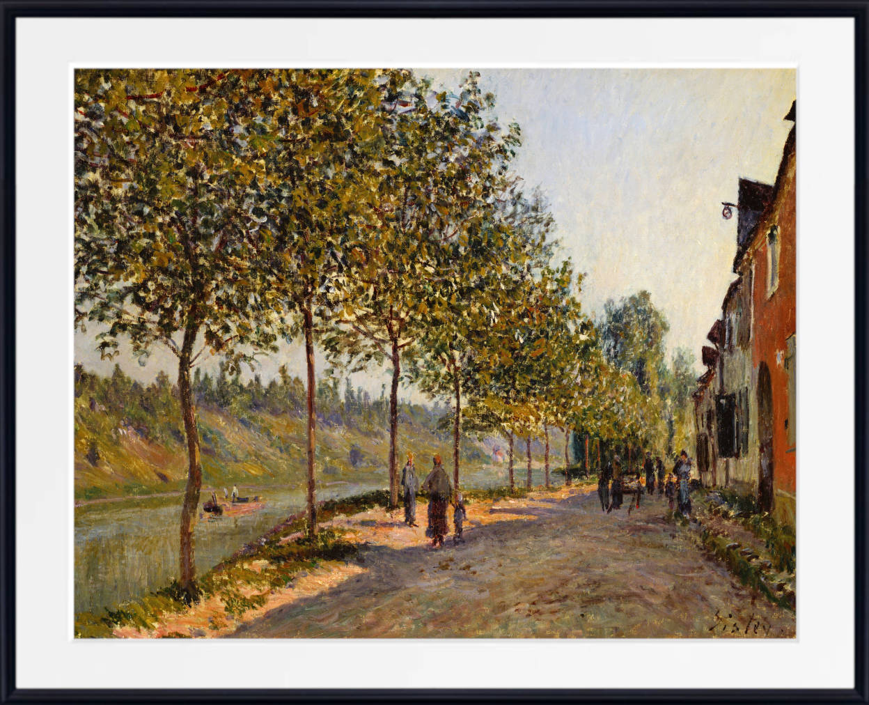 Alfred Sisley Print, June Morning in Saint-Mammès (1884)