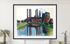 Factory Chimneys by Otto Geigenberger 