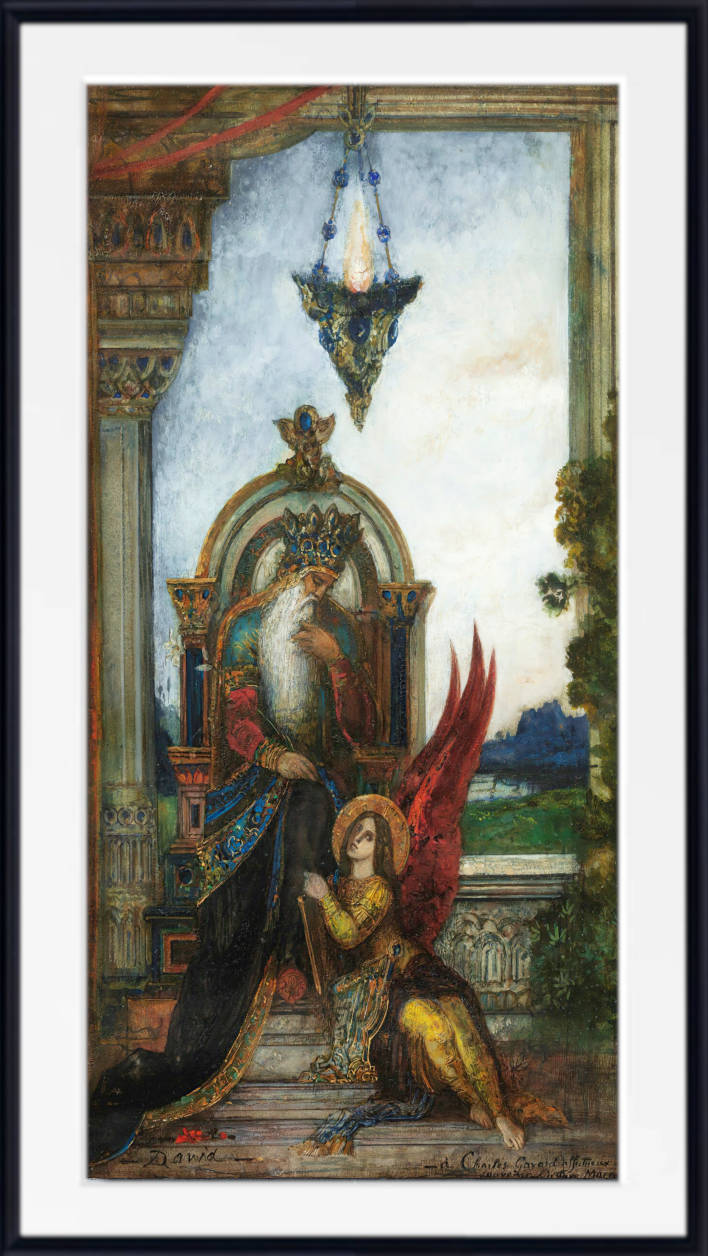 Gustave Moreau Fine Art Print, King David