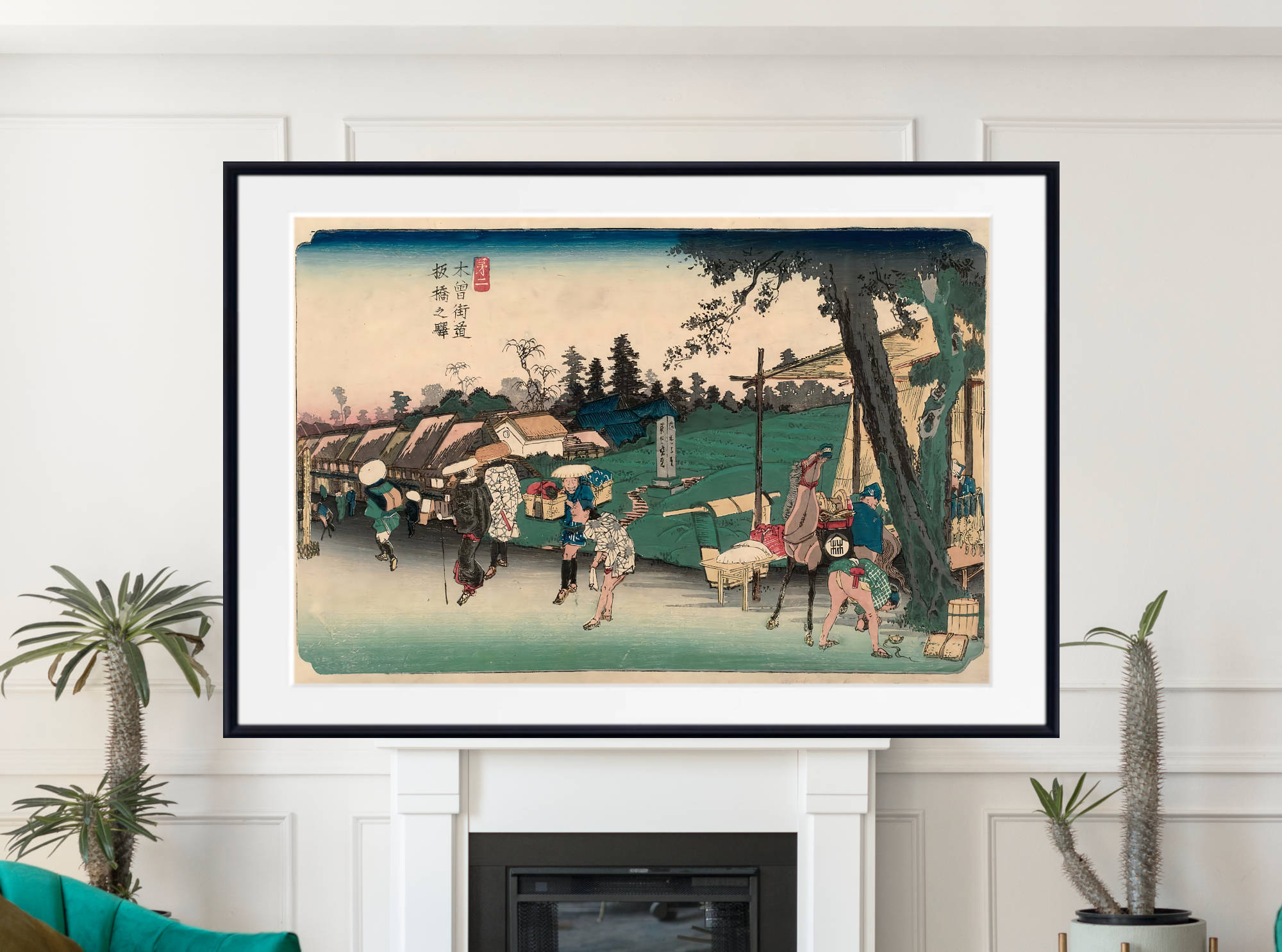 The 69 Stations of the Kiso Kaido | Keisai Eisen Print - Itabashi