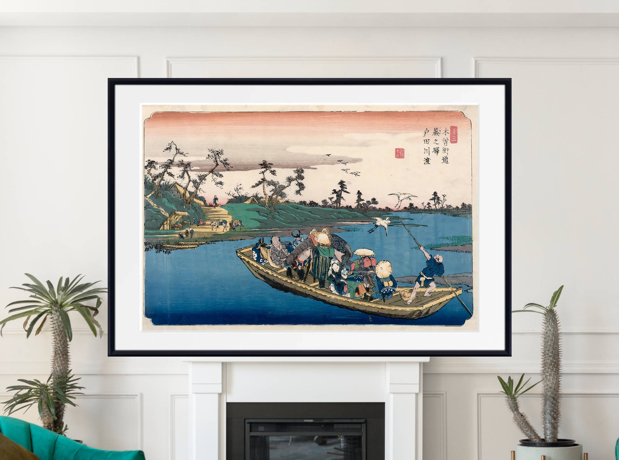 The 69 Stations of the Kiso Kaido | Keisai Eisen Print - Warabi