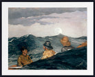 Winslow Homer Fine Art Print : Kissing The Moon