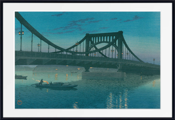 Kiyosu Bridge, Hasui Kawase, Japanese Art Print