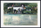 Otto Geigenberger Print, Schönbühel Monastery on the Danube in the Wachau (1938)