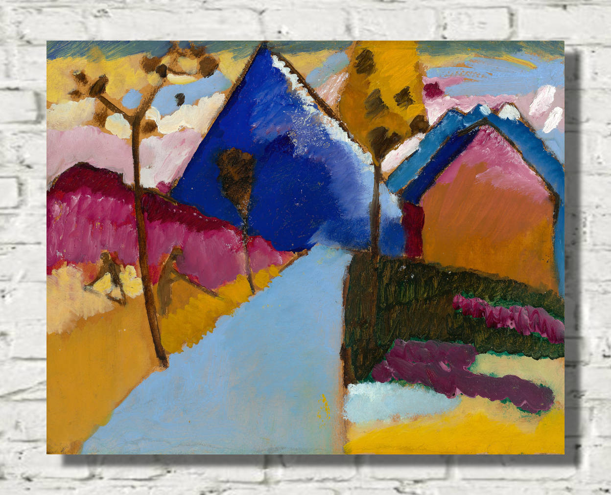 Wassily Kandinsky Print, Kochel – Straight Street (1909