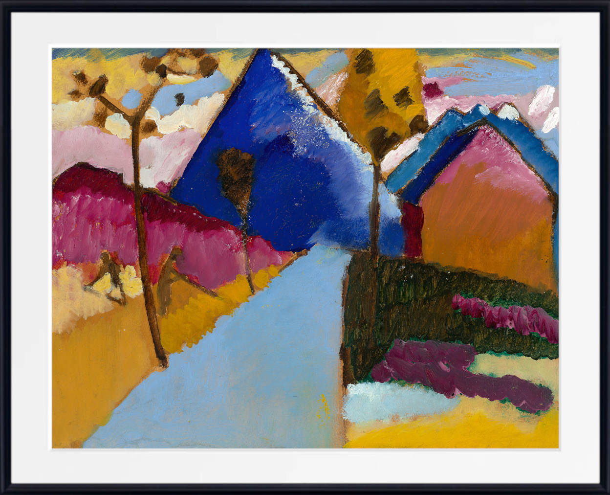 Wassily Kandinsky Print, Kochel – Straight Street (1909