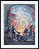 Maximilien Luce Print, The Steelworks (1899)