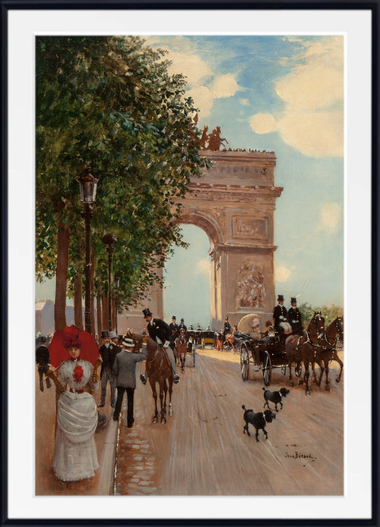 Jean Béraud, L’Arc de Triomphe, Champs-Elysées