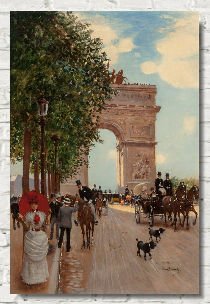 Jean Béraud, L’Arc de Triomphe, Champs-Elysées