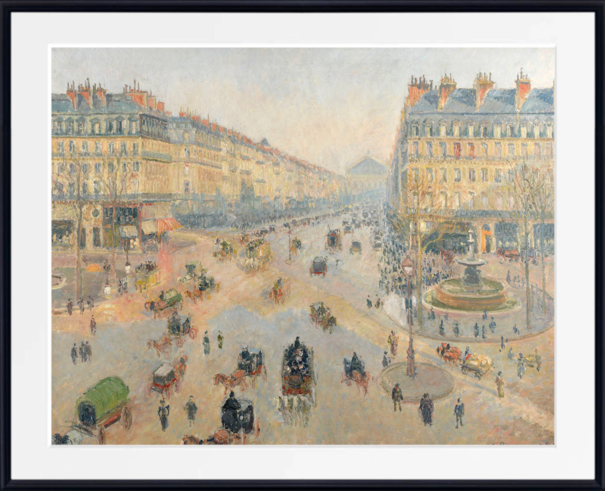 Camille Pissarro Print, L’Avenue de l’Opéra (1898)