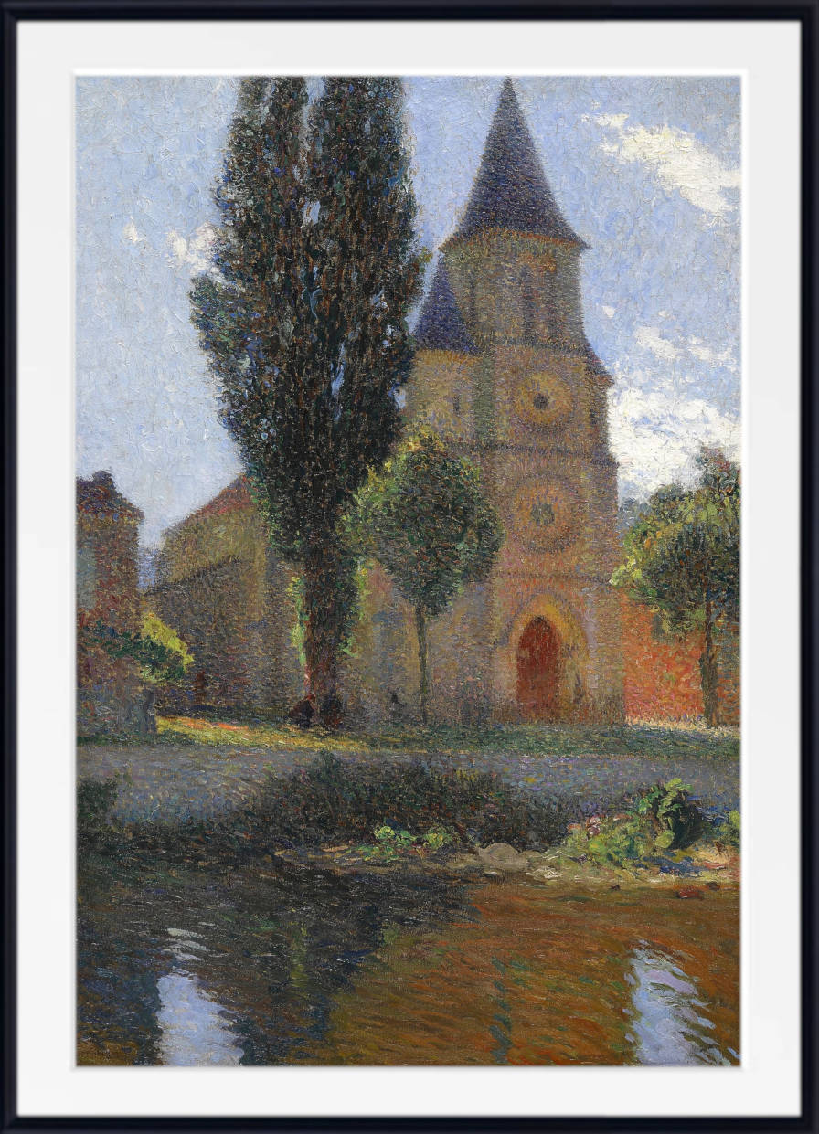 Henri Martin Print, The Church of Labastide-du-Vert, a summer morning