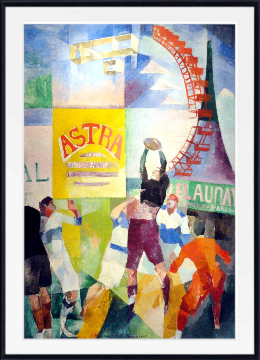 Robert Delaunay Fine Art Print, Cardiff Rugby Team