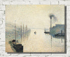 Camille Pissarro Print, L’Île Lacroix, Rouen (The Effect of Fog)