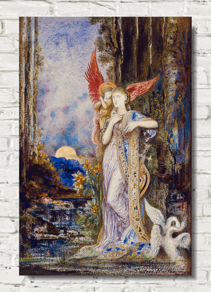 Gustave Moreau Print, L’Inspiration (c1883)