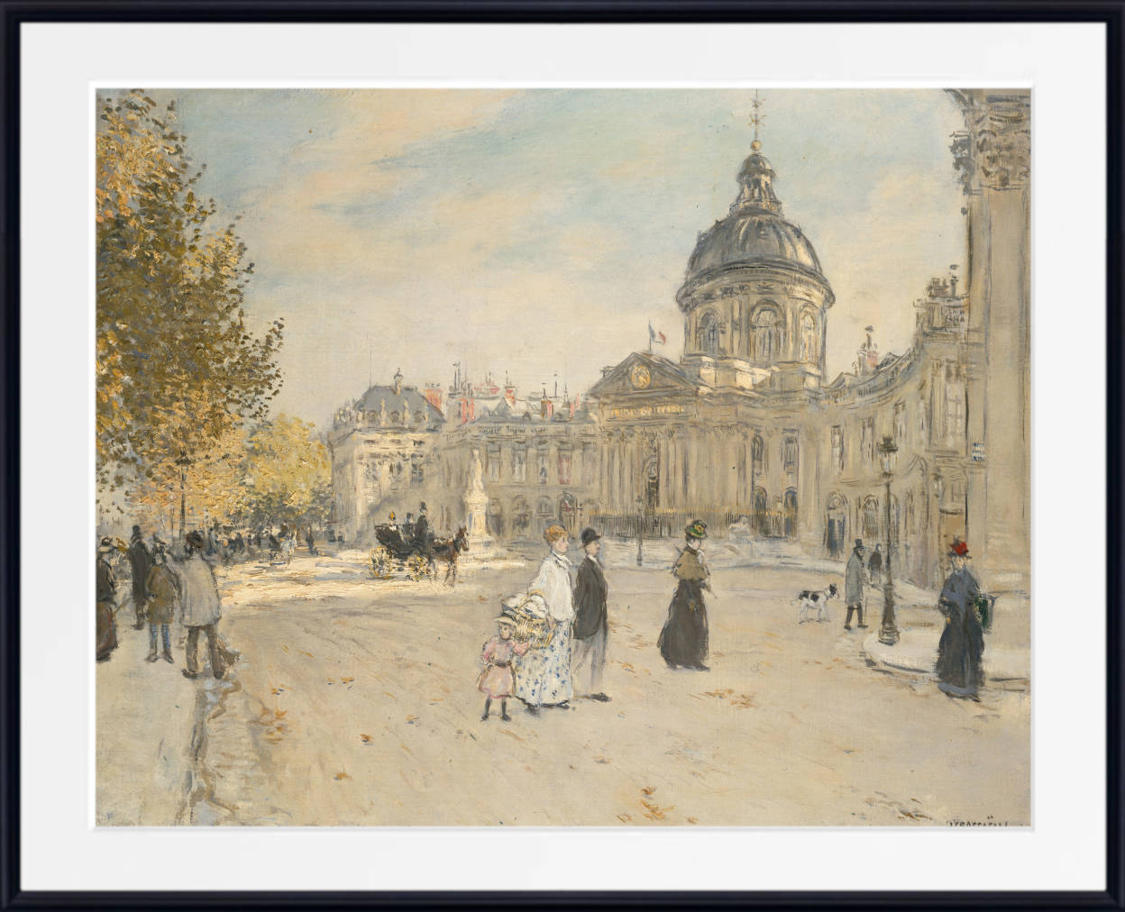 L'Institut, Paris, Jean-François Raffaëlli Fine Art Print