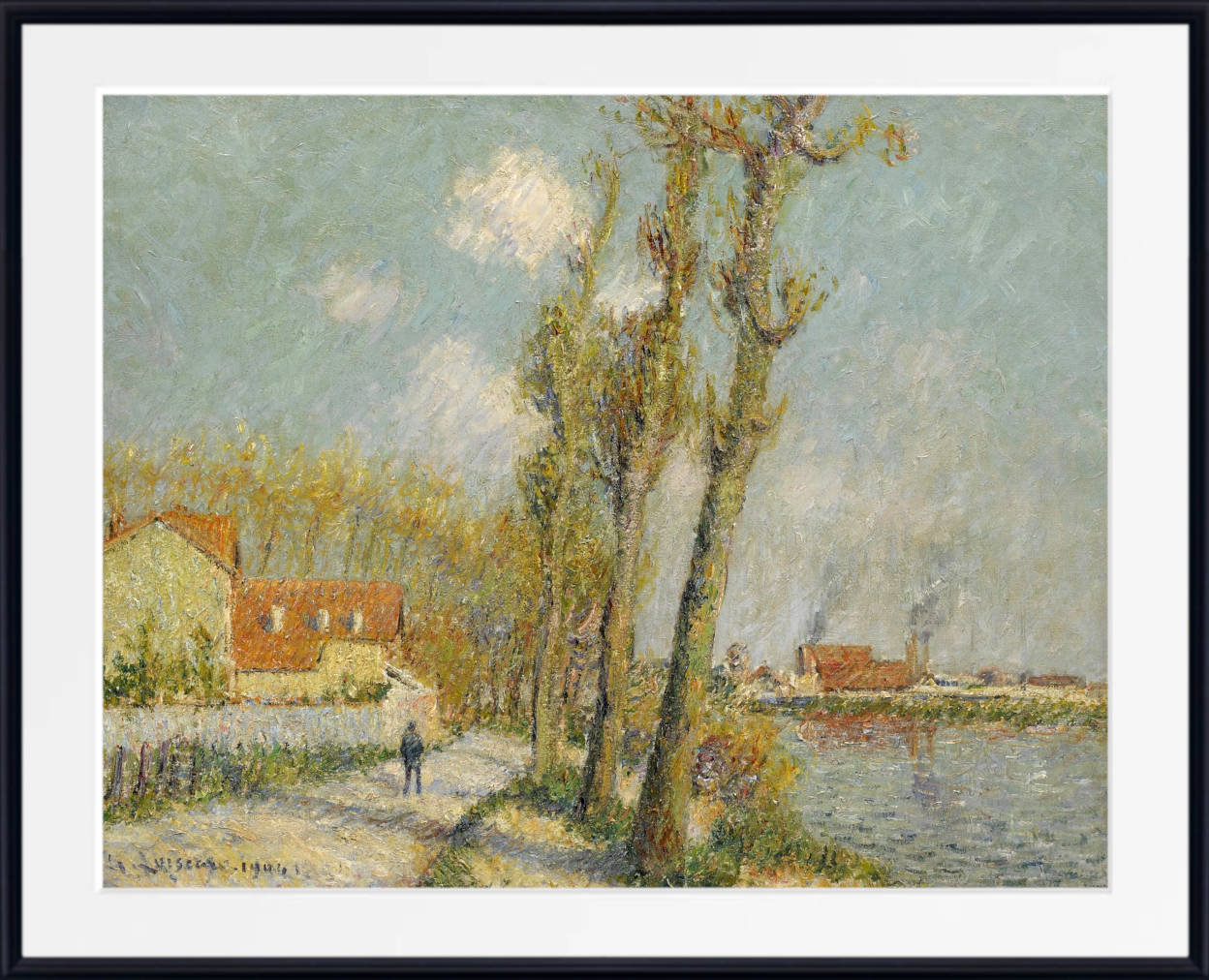 Gustave Loiseau Print, The Oise at Pontoise (1904)