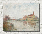 Gustave Loiseau Print, The Factory by the River (1930)