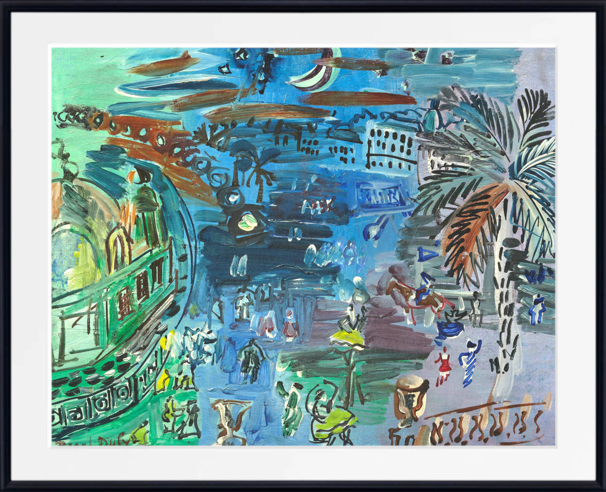Raoul Dufy Print – The Old Casino of Nice at Night