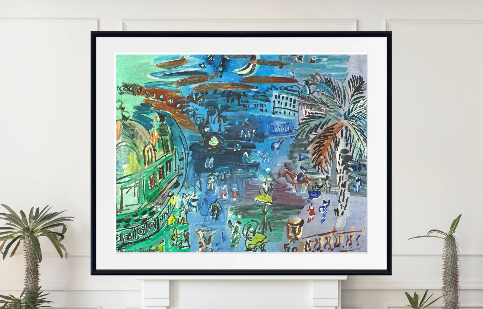 Raoul Dufy Print – The Old Casino of Nice at Night