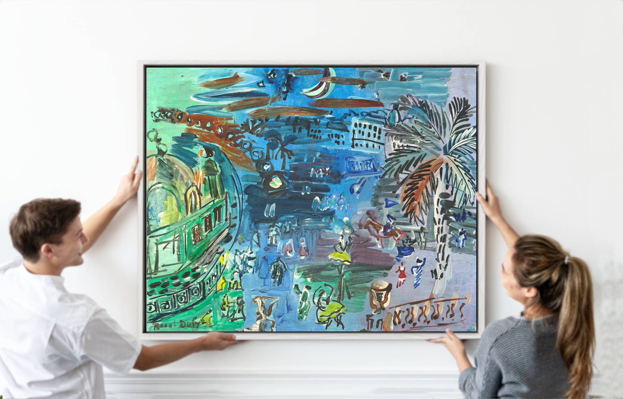 Raoul Dufy Print – The Old Casino of Nice at Night