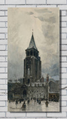 Frank Myers Boggs Print, L’église Saint-Germain-des-Prés (1900)