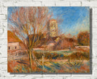 Renoir Print, L’église à Essoyes (circa 1900)